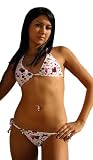 Halter Top & Brazilian Tie Bikini (Polka Dot) Bikini