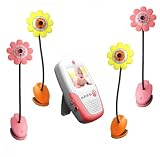 [Free Shipping] Handheld 2.5 Video Color Baby Monitor 2.4GHz Wireless Camera Daisy-(Day & Night) (Video & Audio) Infant Nursery Monitor with rechargeable receiver w/ 4 Packs CCTV Surveillance Cameras