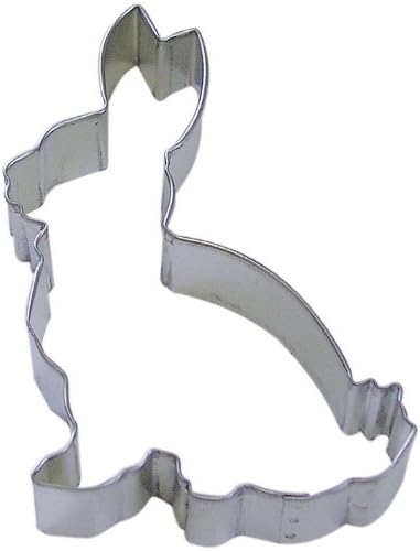 Easter OTBP Bunny Rabbit Cookie Cutter 5 Inch –Tin Plated Steel Cookie Cutters – Bunny Rabbit Cookie Mold