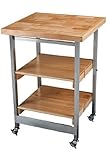 Oasis Concepts Stainless Steel Folding Kitchen Cart #KK3001D4