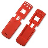 Verizon Alltel Sprint CDMA MotoKrzr Motorola Krzr K1m Solid Red Premium Silicone Skin Case Cover