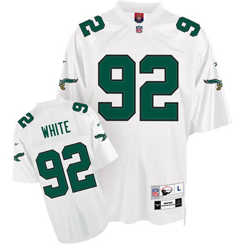 Reebok Philadelphia Eagles Reggie White Retired Youth (8-20) Legend Premier Jersey Large