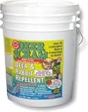 DEER SCRAM 25# DEER & RABBIT REPELLENT GRANULAR WHITE PAIL