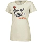 Chicago Bears Ladies Cream Michelle Washed Baby Doll Vintage T-Shirt by Reebok