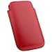 PCMICROSTORE Brand Premium Just-Fit Leather Case Pocket Sleeve for Apple Touch 8gb 16gb 32gb MP3 Player - 3 Color Options, RED PCMICROSTORE Brand Premium Just-Fit Leather Case Pocket Sleeve for Apple Touch 8gb 16gb 32gb MP3 Player - 3 Color Options, RED