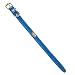 La Cinopelca R83 - X Fashion Flat Leather Dog Collar in Blue