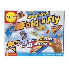 Fold N Fly Paper Airplanes by Alex Toys