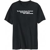 T-Shirt Mens Black ' To Dance Salsa or not to Dance Salsa, what a stupid question ' Sports'