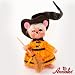6" Witch Mouse By Annalee