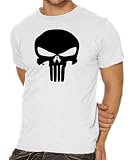 Touchlines Punisher T-Shirt, White, Gr��e: XXL Preisvergleich