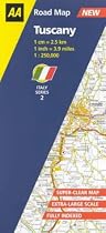 Tuscany (AA Road Map Italy)