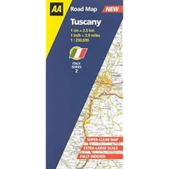Tuscany (AA Road Map Italy)