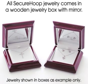 Diamond Initial Pendant B in 14k White Gold