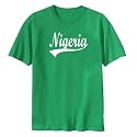 T-Shirt " Retro Script Nigeria " Country