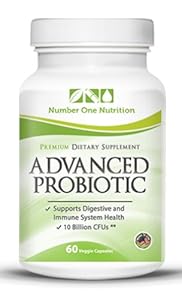 Number One Probiotic Supplement - Probiotics Supplement for Women, Kids and Men. All Natural Formula. Essential for Good Health. 10.12 Billion Per Serving, More Than 50 Billion Cfus in One Bottle. The Best with Lactobacillus + Acidophilus + Billions of Live Cultures. Digestive Advantage Intestinal Flora, Excellent for Colon Health and Constipation. Dr Oz Also Recommends Adding Probiotics to Our Diets - Safe & No Side Effects. Good for Acne. 60 Vegetarian Capsules. Boosts Immune System. *** The Only PROBIOTIC SUPPLEMENT with DOUBLE GUARANTEE, If you are not 100% SATISFIED, we give you MONEY BACK + and EXTRA BOTTLE for an EXTENDED TRIAL PERIOD***