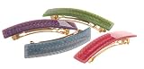 France Luxe Classic Rectangle Barrette - Tweedy
