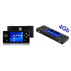 Koolertron Dingoo A320-Simulator-Spiel RMVB AVI MP3 Mp4-Player-Konsole (SCHWARZ)