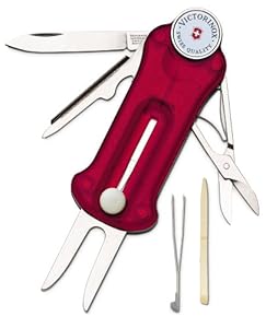 Victorinox Swiss Army Golf Tool Pocket Knife (Ruby)