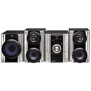 Sony MHC-GX750 Compact Stereo with 3-Disc Changer and Wireless Audio Transmitter