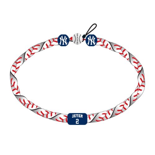 GameWear Classic Jersey Frozen Rope Baseball Necklace - New York Yankees Derek Jeter
