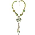 Antiqued Beaded Multi-Strand Necklace