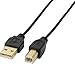 ELECOM �ɍ�USB�P�[�u�� A-B 1.5m �u���b�N USB2-X15BK