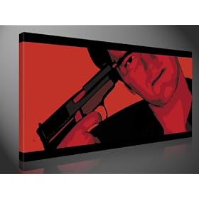Photo sur toile QUENTIN TARANTINO tirage d'art comme image murale de Tom Harris amazonfr, TENDUS SUR CH�SSIS 100x50cm #e1735