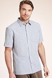 XXXL Blue Harbour Mini Checked Shirt with Modal