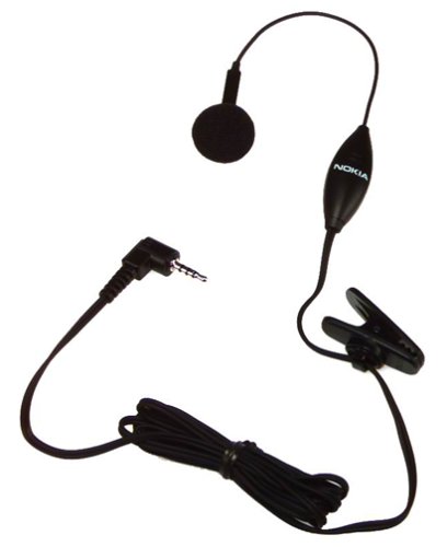 Nokia HandsFree Headset Earbud with Receive and End Button for Nokia Phones Nokia HandsFree Headset Earbud with Receive and End Button for Nokia Phones