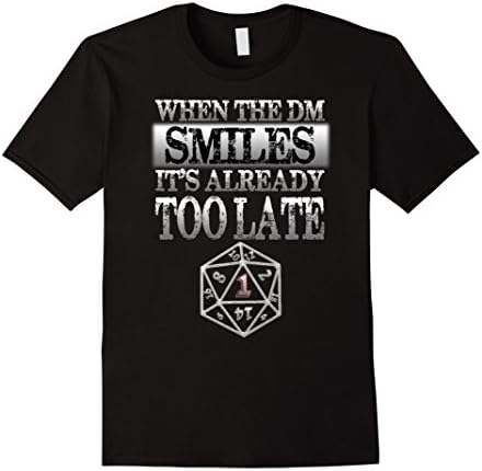 Men's PREMIUM When The DM Smiles It's Too Late T-shirt | ON SALE XL Black
