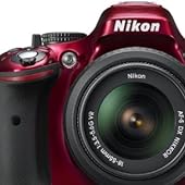 Nikon デジタル一眼レフカメラ D5200 18-55 VR レンズキット レッド D5200LKRD