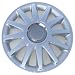 123 Series 14' Chromed ABS Plastic Universal Replacement Wheelcovers