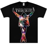 Michael Jackson T-shirt This Is It Design on Black