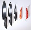 point-home Keramikmesser-Set 3-teilig - Klinge schwarz - Griff schwarz