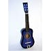 Musical Instruments : Crescent 23" Blue Kids Toy Acoustic Guitar with Accessories