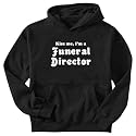 SWEATSHIRT BLACK " KISS ME , I'M FUNERAL DIRECTOR " XXX-Large