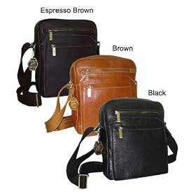 Amerileather Front Flap Messenger Bag