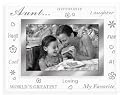 4x6 Aunt Picture Frame BEVELED GLASS TREASURES - 4x6 Aunt Picture Frame BEVELED GLASS TREASURES - frame