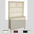 Annabelle Hutch for 5912 and 5913 in Antique White Finish By Da Vinci Baby Furniture