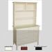 Annabelle Hutch for 5912 and 5913 in Antique White Finish By Da Vinci Baby Furniture