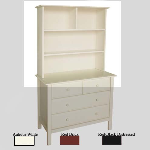 Kitchen: Annabelle Hutch for 5912 and 5913 in Red Brick Finish By Da Vinci Baby Furniture