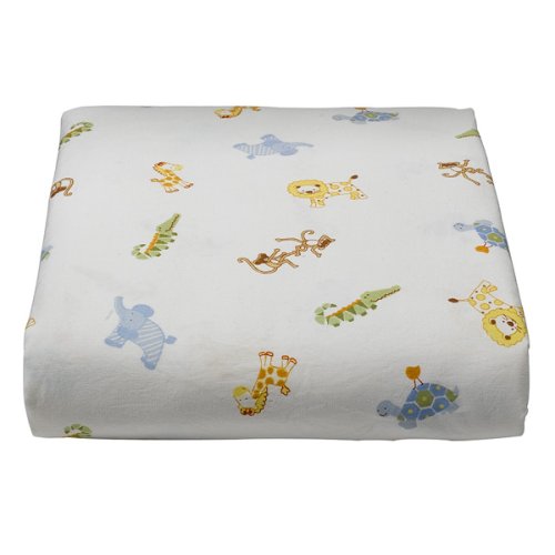 Tiddliwinks Sage Jungle Character Fitted Sheet
