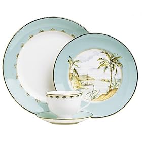 Lenox Colonial Tradewind Gold Banded Bone China Saucer by Lenox