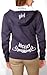 Dickies Juniors Fitted Zip-up Hoodie with Flocking and Contrast Hood Lining