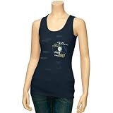 NBA Denver Nuggets Ladies Navy Blue Side Logo Tank Top (X-Large)
