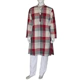 Mens Clothing Kurta Pajama Long Sleeve Cotton Dress Size M Chest :40 inches