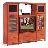Entertainment Center Melody Collection for Direct View TV - Sequoia Maple