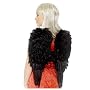 ADULT WOMENS 50x60CM BLACK ANGEL WINGS XMAS HALLOW&hellip by Smiffys