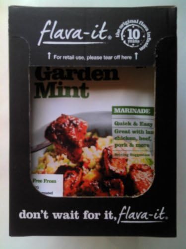 Flava It Garden Mint Marinade 12 x 45gm