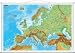  : Europa physisch. Wandkarte mit Metallleiste
